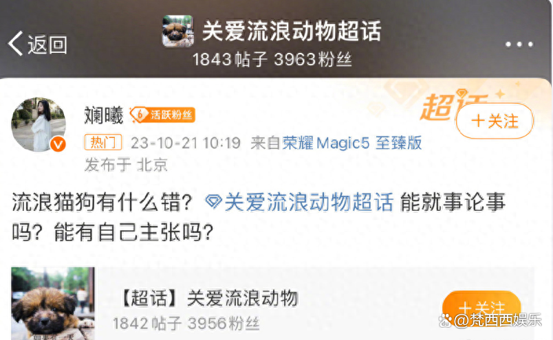 狗年明星热点,_斓曦删除动态_明星回应流浪狗事件