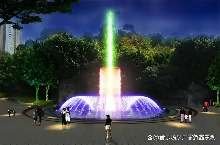 音乐喷泉施工设计_喷泉资料库：_旱地喷泉技术